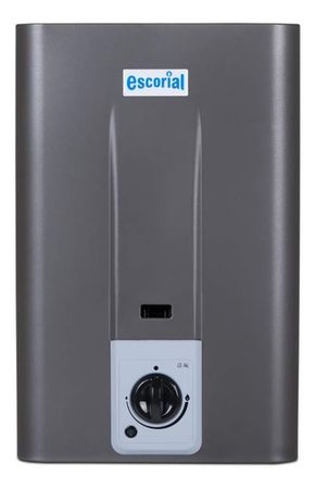 Calefon Escorial CE-14L Gas Natural Grafito Sin Piloto