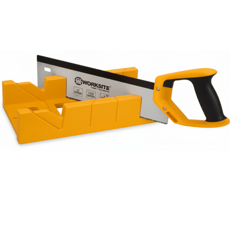 Caja Serrucho Costilla Worksite 300mm 12 Pulgadas Inglete