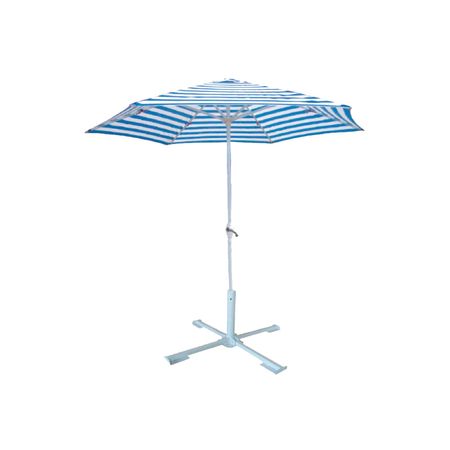 Sombrilla Foco 2.50 Mts Con Manija Plegadora Poliester 18933/4