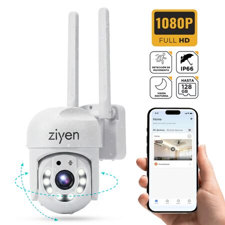 Cámara de Seguridad IP Ziyen ZX39 WiFi Exterior 2MP PTZ