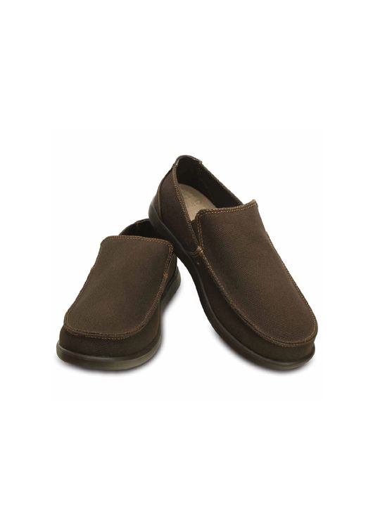 Mocasines Crocs Santa Cruz Clean Cut Loafer Hombre Moda Marrón - Vista 3
