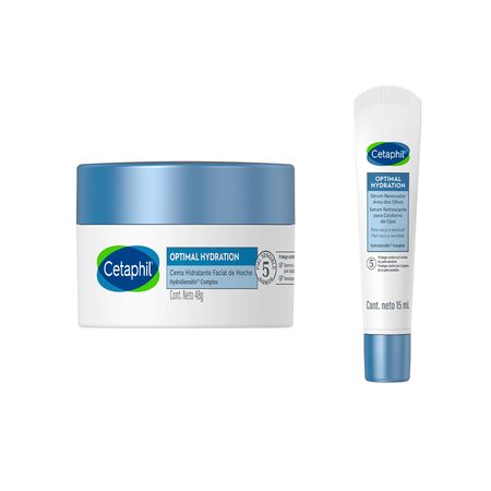 Set Crema De Noche + Cont De Ojos Optimal Hydration Cetaphil