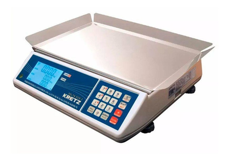 Balanza Electronica 15 Kg Kretz Delta 2 Con Bateria Azul