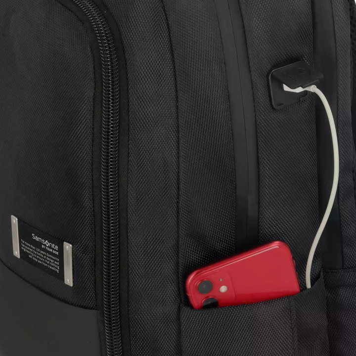 Mochila Samsonite New Avant Negra Negro - Vista 8