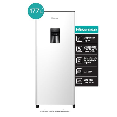 Heladera Hisense 179 Lts Blanca RL230WW4AU