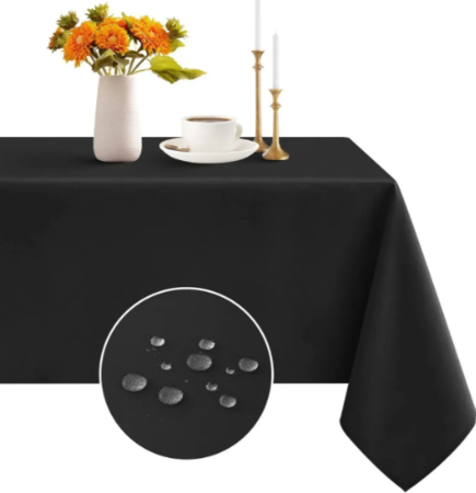 Mantel negro anti manchas