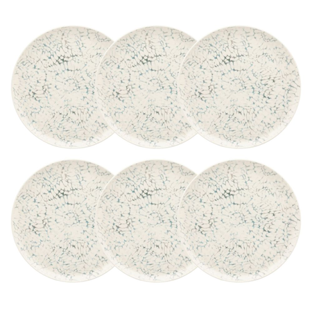 SET X 6 PLATOS PLAYOS 26 CM TIE DYE - OXFORD