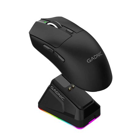 Mouse Gamer Gadnic Inalambrico Bluetooth 24G USB C 12000 DPI Sensor PAW3311 7 
