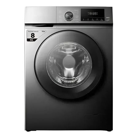 Lavarropas Carga Frontal Tcl P108afl Inverter 8kg 1400rpm Gris Oscuro