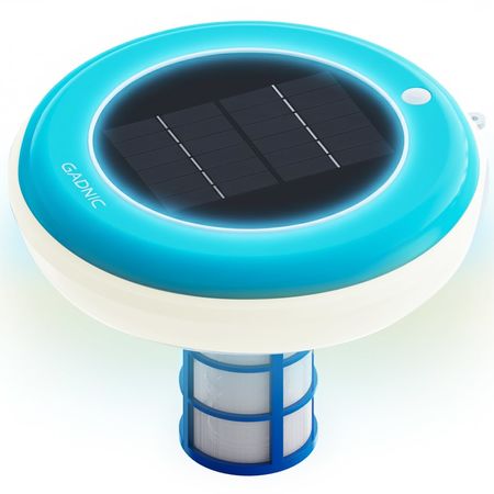 Ionizador Solar Gadnic Luz Nocturna LED RGB 130 m3 Batería 2500 mAh Protección IP68