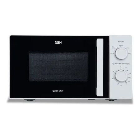 MICROONDAS BGH B118MB25 18L MECANICO BLANCO