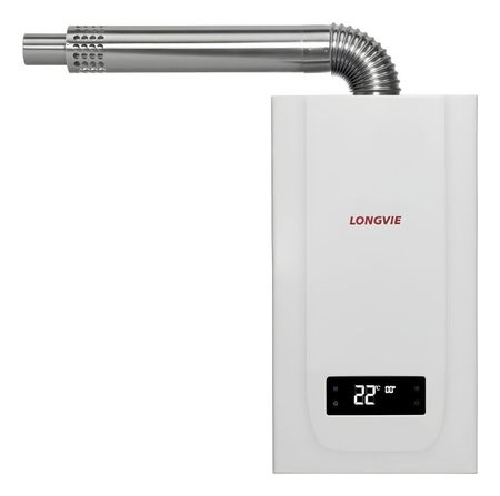 Calefon Cbf15 15 Lts./min Tiro Forzado Pilotless - Longvie Blanco Gn