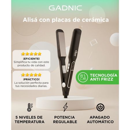 Planchita de Pelo Gadnic PL20D Liso Extremo