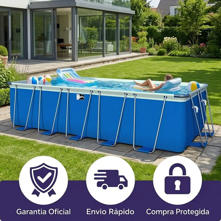 Pileta De Lona Grande Pelopincho Pxlrc16 16000 Lts Familiar - Vista 8
