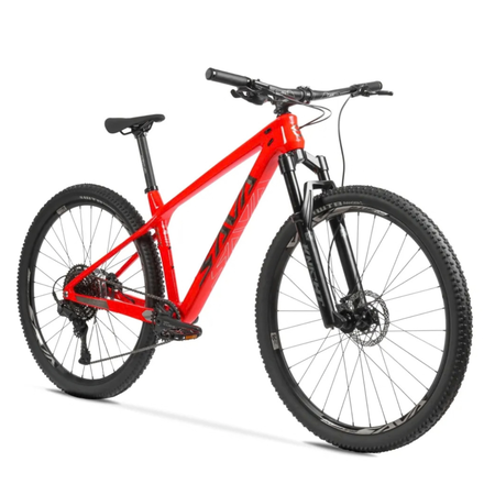 Bicicleta Sava Deck 5.2 Talle M R29 Carbono 11V Shimano Cues Rojo