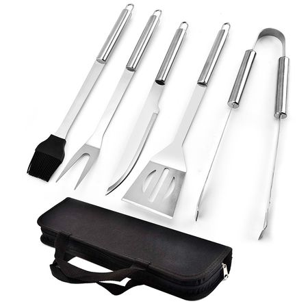 Kit Para Parrilla Gadnic 5 Piezas Acero inoxidable 