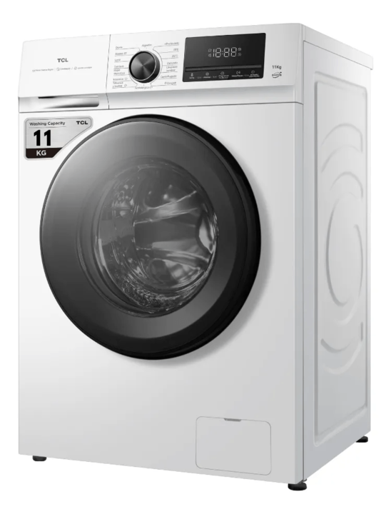 Lavarropas Tcl P111flw Inverter Antiscalding 11kg 1400 Rpm Blanco - Vista 2