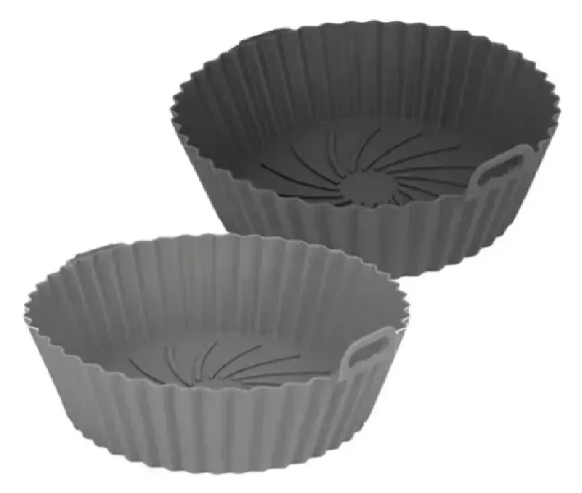 Set X2 Molde Silicona Redondo Hudson 21cm Air Fryer - Vista 1