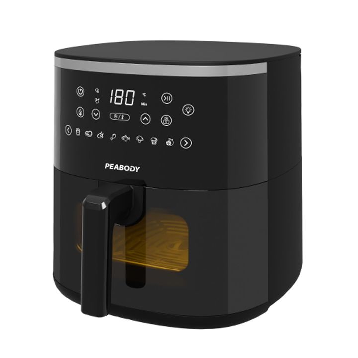 Freidora De Aire Fryer Digital Negra Peabody Pe-afw520n - Vista 2