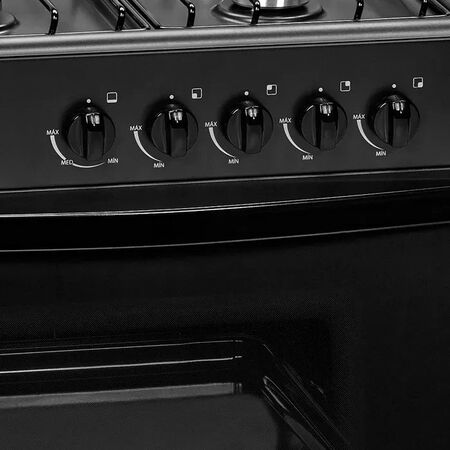 Cocina Grafito 56cm Horno con Visor Valvula de Seguridad Longvie