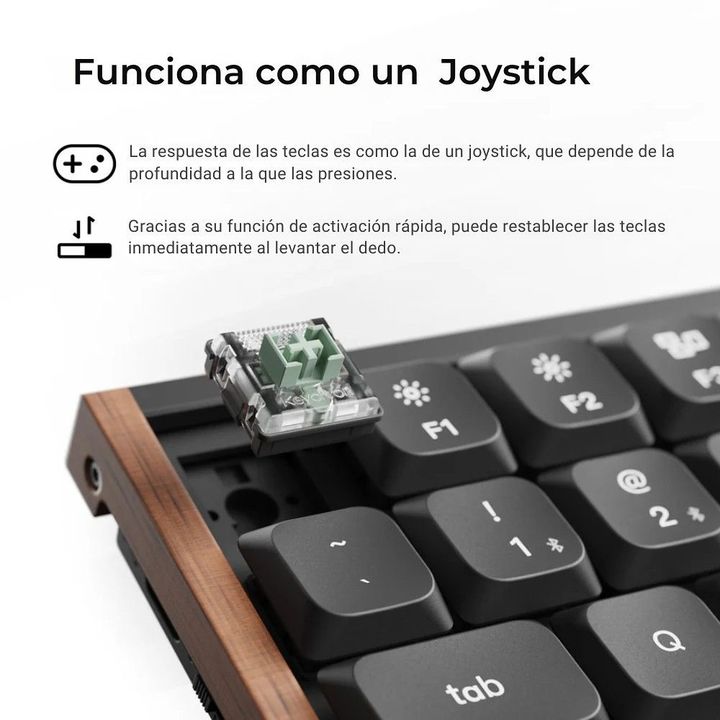 Teclado Magnético Keychron K3 HE 75% Negro - Vista 3