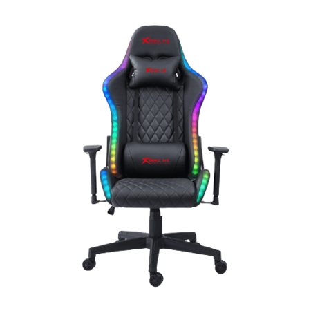 Silla Gamer ergonómica Xtrike-Me con luces RGB GC-907