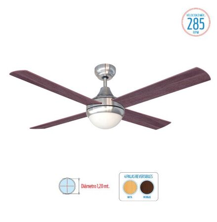 Ventilador Techo Liliana Vthm314 5V Palas Reversibles