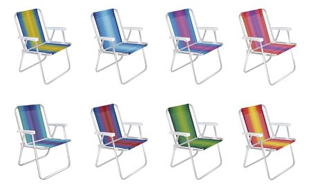 Silla Plegable Alta De Aluminio Mor 2101 Colores Surtidos