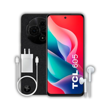 Celular TCL 605 4+128GB NFC Negro
