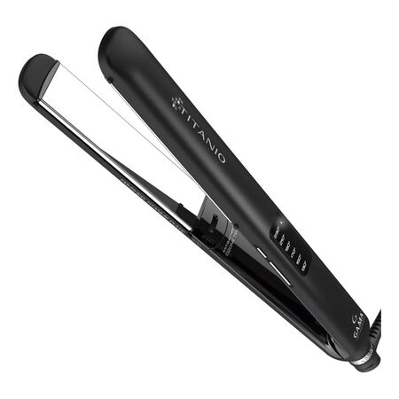 Planchita Gama Italy Cp14 Led 4d Titanio 230 Grados Negro