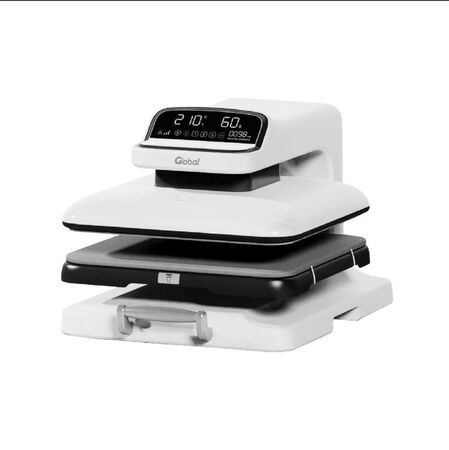 Plancha de Calor para Sublimación Automática Plana - GLOBAL ELECTRONICS (PLANCHA-SUB-AUTO-38X38)