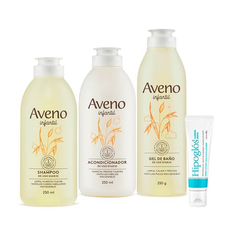 Aveno Set Infantil Shampoo+acondicionador+gel+hipoglos 30gr