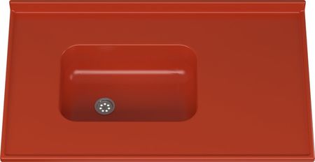 Tapa Mesada Ms Marmol Sintetico Mm604 1.00x0.60m Rojo