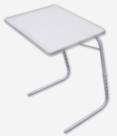 Mesa De Arrime Plegable Regulable En Altura Multiuso