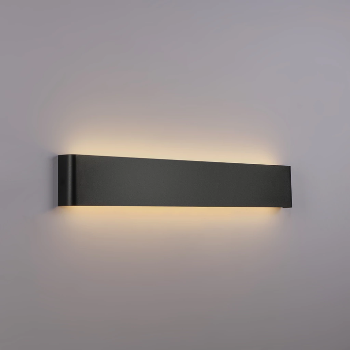 Aplique Exterior Bidireccional Momo 2 Luz Led Calida 36w Negro - Vista 2