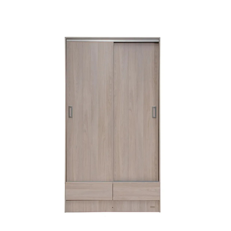Placard Platinum Max 2 Puertas Corredizas Gris Andino