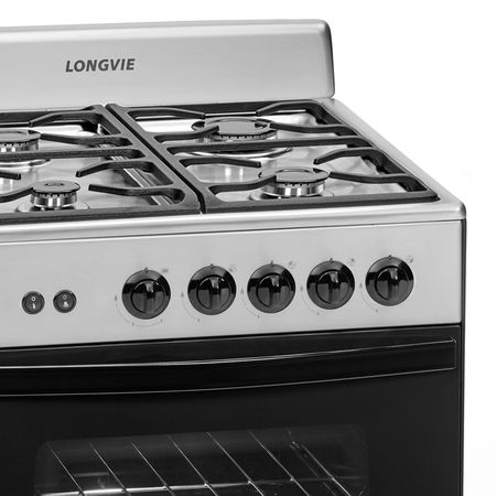 Cocina Inoxidable 56cm Reja de Fundicin Luz Encendido Grill en Parilla Longvie