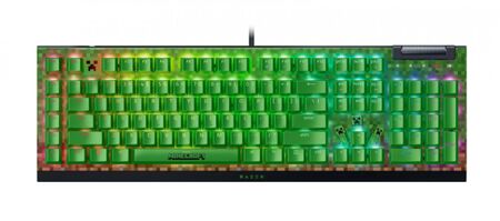 Teclado Gamer Razer Blackwidow V4 X Minecraft Edition Green-switch Us-en