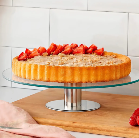 Base de torta giratoria