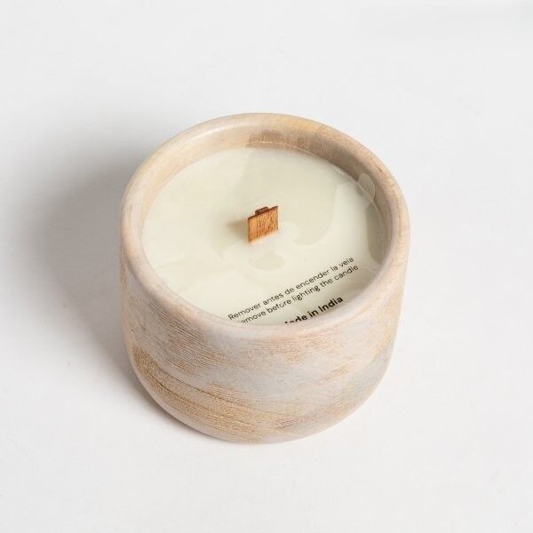 VELÓN INDIA MADERA MANGO NATURAL 250g 10X7,5CM - Vista 3