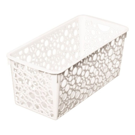 Canasto Organizador Contenedor Cesto Plastico29.5X14.5X12.5