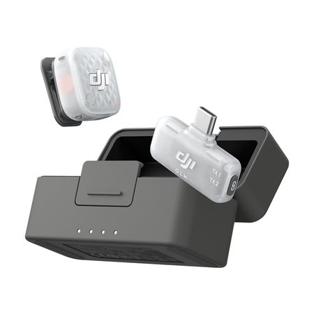 Mic Mini 2S DJI (1 TX + 1 RX Móvil Para Celulares USB-C + Estuche De Carga)