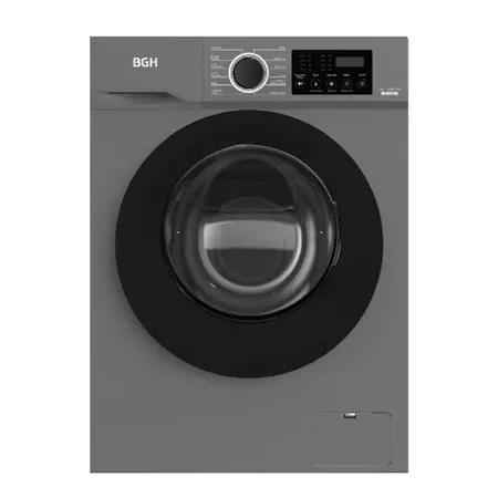 Lavarropas Automático BGH Inverter 6KG 1000RPM Frontal Silver BWFE06S24AR