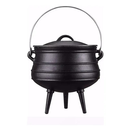Caldera Hierro Fundido 18,5 Lts 35cm Kamado Argentino