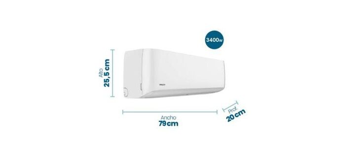 Aire Split 3400w Frio Calor Phs32ha4cn Philco - Vista 3