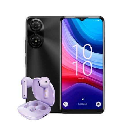 Combo Alcatel A31 Pro 3+64GB Gris + Auriculares TWS Dekkin Purple