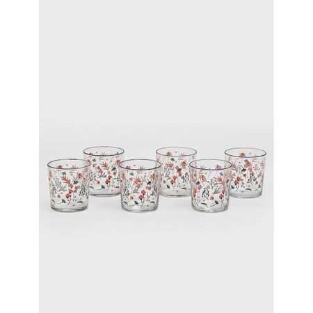 Set 6 vasos Miuri Printemps Azul Borde al Tono 380 ml
