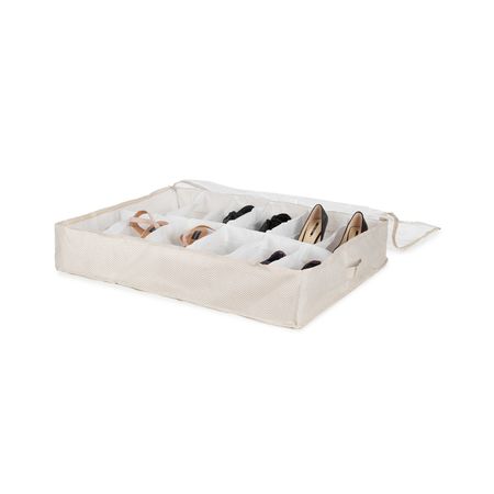 Organizador Zapatos Bolsa Guardado Bajo Cama 12 Pares Compactor 