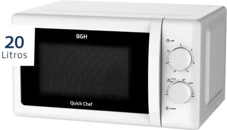 Microondas Bgh 20L B120M20 700W Blanco
