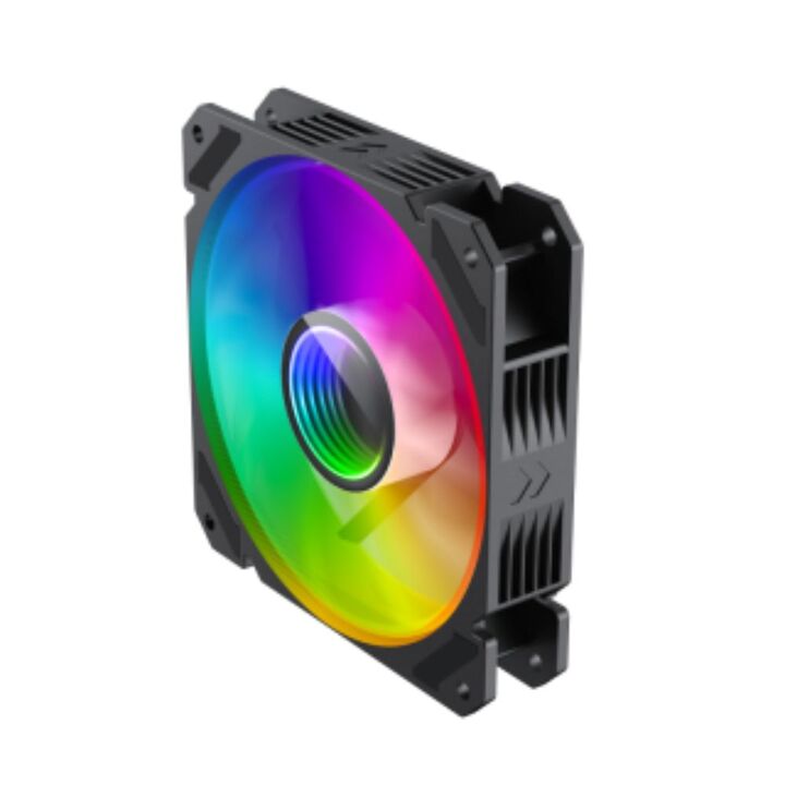 Fan Gamemax Para Gabinete Vista BK PWM FN12A-C8I ARGB - Vista 3